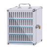Cell Phone Storage Box 8-60 Slots Mobile Phone Storage with Door Locks and Keys Wall-Mounted Cabinet Pocket Office Classroom Gym Box(48) view 1