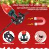 Blulu 150 Pcs Christmas Magnetic Light Clips Bulk, Triple-Disc, Compatible with C7 C9 Sockets, Christmas Magnetic Socket Clips for Xmas Decor String Lights Holiday Outdoor Patio Metal Fence(Black) view 4