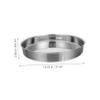 Angoily Stainless Steel Rotating Seasoning Bottle Rack Kitchen Organizer Storage Tray Desktop Spice Holder for Home Use view 2