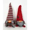30 x 11.8 x 11 in. Red & Gray Holiday Plaid Girl Gnome view 1