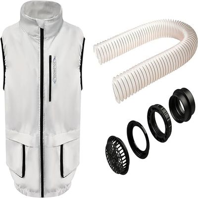 SoloKool - Kool Vest (Light Grey, Small, Kool Vest Bundle: Magnetic Attachment Kit)
