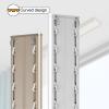 Ultra-Thin Double Curtain Track Ceiling Mount, Aluminum Room Divider Curtain Rails, for Bedroom/Living Room/Window/Hotel(Champagne,5.2m(4 * 1.30m)) view 2