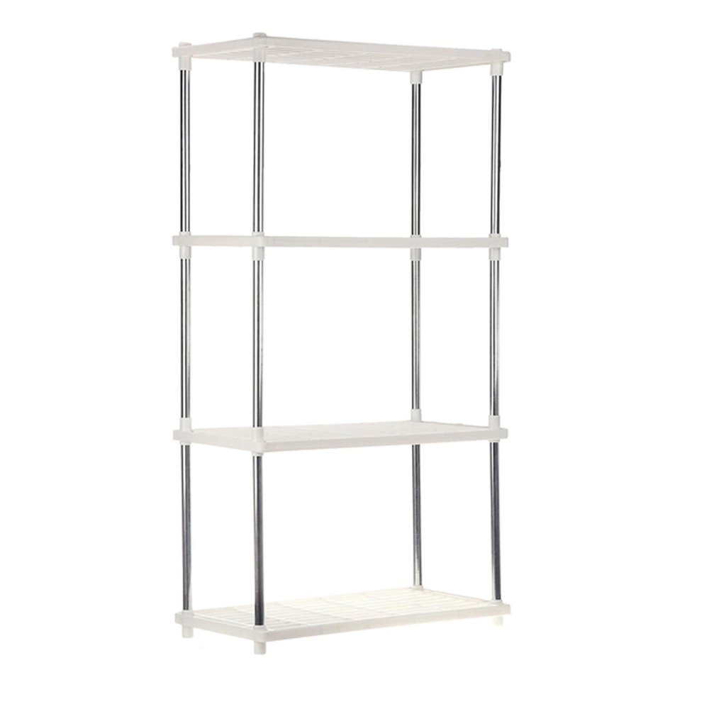 YNWDBY Kitchen Shelf Kitchen Storage Shelves Bookshelf Home Furniture Bathroom Shelves Savings Savings Organizers Estante para Cocina(4 Layers)