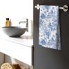 Nipil Chinoiserie Floral Maine Coon Kitchen Towels,Blue and White Cat Decor Kitchen Dish Tea Towels Bathroom Gifts for cat Lovers Women Men,16x24 Inch view 3
