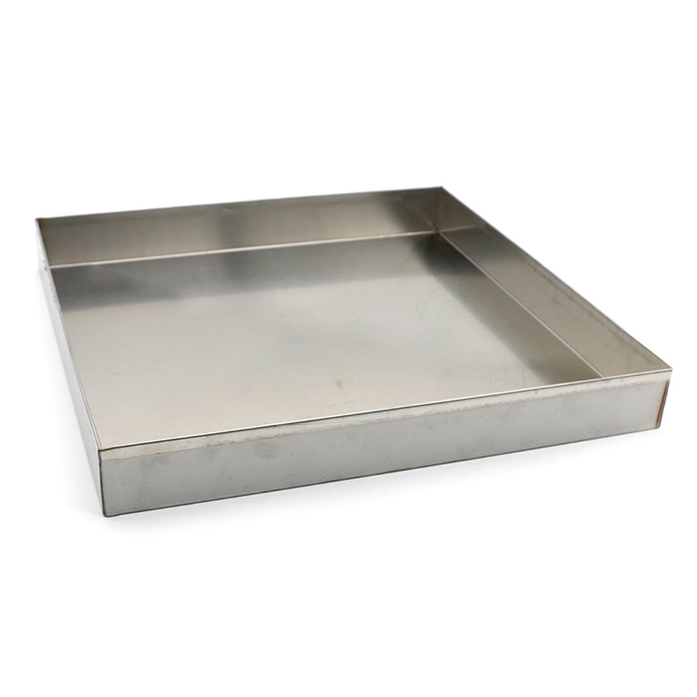 Air Conditioner Drain pan ac Drip pan ac Water Catcher 304 Stainless Steel 5cm Height Laundry Protector Garage Tray Prevents Outdoor air Conditioner from Leaking(30x60cm(12x24in))