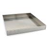 Air Conditioner Drain pan ac Drip pan ac Water Catcher 304 Stainless Steel 5cm Height Laundry Protector Garage Tray Prevents Outdoor air Conditioner from Leaking(30x60cm(12x24in)) view 1