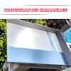 Air Conditioner Drain pan ac Drip pan ac Water Catcher 304 Stainless Steel 5cm Height Laundry Protector Garage Tray Prevents Outdoor air Conditioner from Leaking(30x60cm(12x24in)) view 4