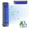Portable Air Cooler Fan with USB Charging, 3 Speeds & Display - Mini Air Cooler for Office Desk, Bedroom, Kitchen and Personal Use(Blue) view 2