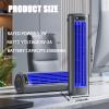 Portable Air Cooler Fan with USB Charging, 3 Speeds & Display - Mini Air Cooler for Office Desk, Bedroom, Kitchen and Personal Use(Blue) view 3