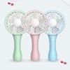 SUREK Lightweight Tabletop Handheld Portable Fan Rechargeable Portable Fan Portable Fan with Base Multifunctional Portable Fan Powerful view 3