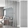 6 Pack No-Drill Wood Room Divider, Floor-to-Ceiling Decorative Privacy Screens, Adjustable Wall Partition Slats for Room Separation, Stylish Space Divider Columns view 1