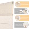 Persilux No Drill LightFiltering Roman shades for Windows,Cream,43.5"Wx48"H view 2
