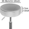 2/4/6 Pack Waterproof Round Bar Stool Covers, Stretch PU Leather Seat Cushion Slipcovers for Home, Office, Restaurant  Durable & Easy Clean(Gray,6pcs) view 4