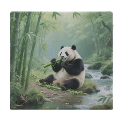 NLGHFTOCO Square Memory Foam Giant Pandas in The Bamboo Forests of Sichuan (2) Printed Cushion - Removable Zipper Cover, Ergonomic, Effectively Relieve Pressure on Office Chair/in-Car/Dining Chair