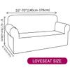 KAIJIE Stretch Sofa Slipcover 2-Person seat Sofa Cover Furniture Protector Couch Soft with Elastic Bottom for Kids Pets Dogs Friendly Slipcovers ProtectorOrange Yellow view 3
