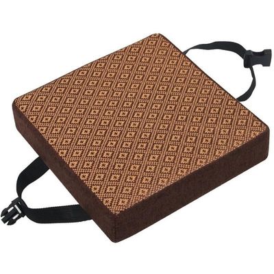 Square Stool Cushion with Ties 11/12/14/16 Inch, Chair Cushions for Dining Chairs Non-Slip Seat Cushion for Bar Stools with Machine Washable Cover(17, 11x11x3in/28x28x8cm)