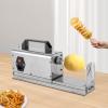 3-in-1 Electric Tornado Potato Slicer - Stainless Steel Curly Fries Cutter & Spiral Vegetable Chopper - Perfect for Potato Chips & Twisted Snacks view 2