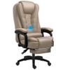 Arm Chair Executive Swivel Computer Chair High Back Ergonomic Design 150kg Load Massage PU Recliner Tilt Mechanism with footrest Used for Home Office Furniture view 1