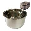 304 Stainless Steel Rice Cooker Inner Bowl, Compatible For Zojirushi NS-TSC18 / NL-AAC18 (10cups) Multi-Cooker Replacement Inner Pot.Rice Cooker Accessories view 1