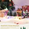 wkao Faux Snow Blanket for Holiday Decor, Artificial Snow Roll for Christmas Tree, Table, and Home Decoration view 2