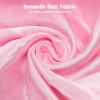 wkao Pink Satin Bow Decorations for Weddings, Birthdays & Parties, 100 X 70 in Large, Elegant Satin Fabric, Easy Setup, Reusable Bridal Supplies view 2