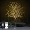 6FT Lighted Birch Tree, Birch Tree with 880 LED Lights, 8 Twinkling Modes and Timer, Dimmable, Twinkle Christmas Tree for Indoor Outdoor Home Party Garden Wedding Decorations view 1
