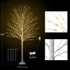 6FT Lighted Birch Tree, Birch Tree with 880 LED Lights, 8 Twinkling Modes and Timer, Dimmable, Twinkle Christmas Tree for Indoor Outdoor Home Party Garden Wedding Decorations view 2