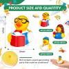 Deekin 48 Pcs Teacher Themed Rubber Ducks 2 Inch Party Favors view 2