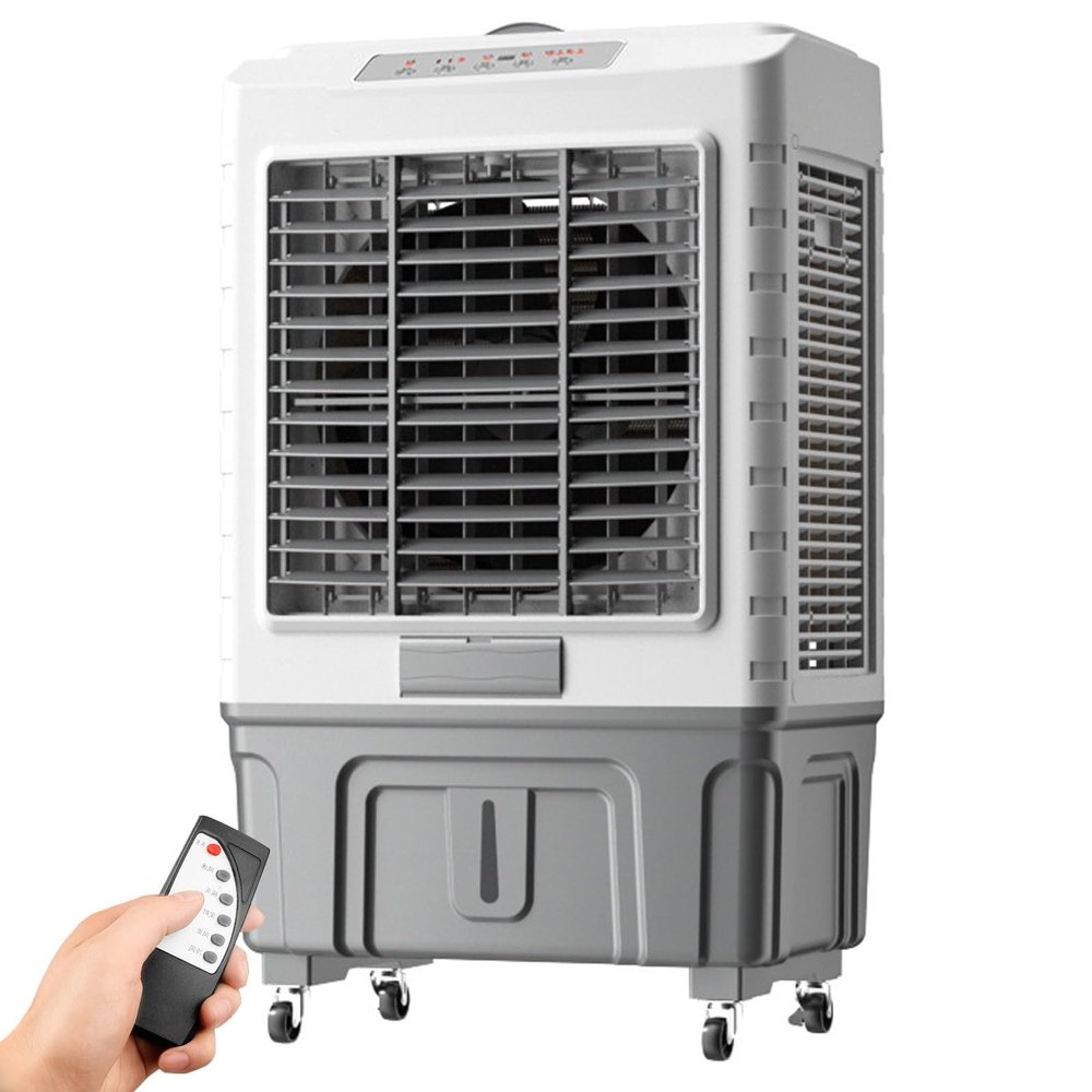 Mobile Air Conditioner, 3 In 1 Evaporative Air Cooler, 3 Wind Speeds, 50L Water Tank, with 6 Ice Boxes & Remote Control, 1-7H Timer, Portable Air Conditioner Fan, for Home Office Dorm (Size : 50L)