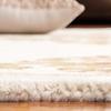AVYAY RUGS Handmade Royal Aubusson Wool Area Rug, Pure Ivory, 4 x 6 FT view 2