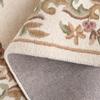 AVYAY RUGS Handmade Royal Aubusson Wool Area Rug, Pure Ivory, 4 x 6 FT view 3
