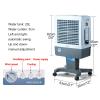 Swamp Cooler with universal wheel, Commercial Evaporative Air Cooler, Removable base cooling fan, 20 L/5 Gal Tank, for Warehouse, Factory, Restaurant view 3