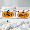 meiyoeat Pumpkin Lantern Bed Sheets Set Full Size Bat Bed Set for Kids Boys Girls Halloween Deep Pocket Fitted Sheet Breathable Soft Lightweight Microfiber view 3