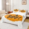 meiyoeat Pumpkin Lantern Bed Sheets Set Full Size Bat Bed Set for Kids Boys Girls Halloween Deep Pocket Fitted Sheet Breathable Soft Lightweight Microfiber view 4