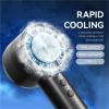 HABCGYUR Handheld Fan. Handheld Small Fan Refrigeration High-speed Led Display High Wind Power .Portable(Gray) view 3