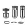Drain Plug, Shower Floor Drain Odor Stopper Easy Install Deodorant Efficient Water Drainage Shower Plug Cover for Bathroom & Kitchen(Small) view 2