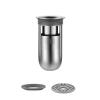 Drain Plug, Shower Floor Drain Odor Stopper Easy Install Deodorant Efficient Water Drainage Shower Plug Cover for Bathroom & Kitchen(Small) view 3