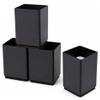 Steel Furniture Riser 4Pcs, Fits 1.5 Inch Leg, 1.97-2.75 Inch Height, Black view 1