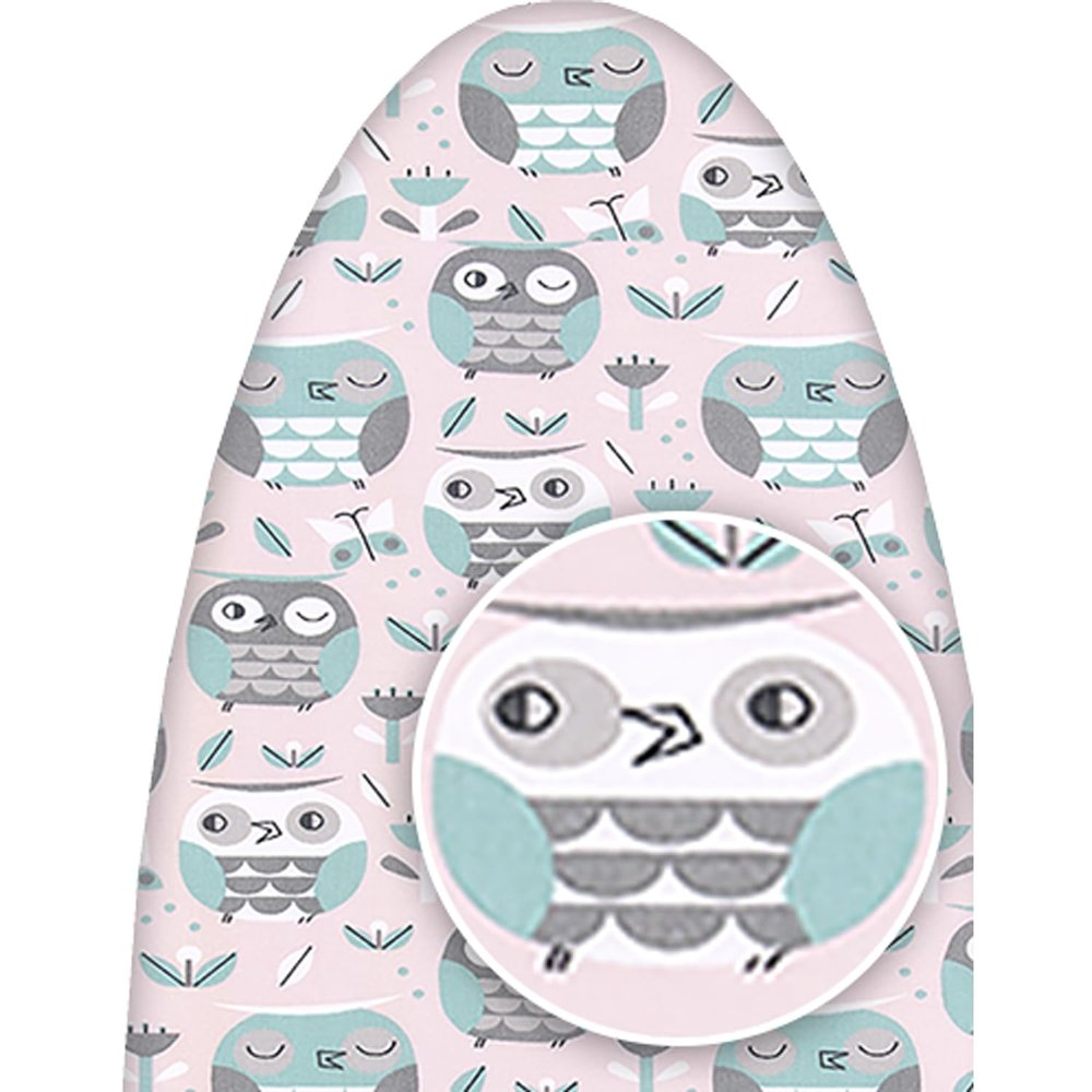 ClarUSA Ironing Board Replacement Cover Fits Rowenta (Model IB6250, English Owls)