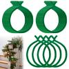 300PCS Christmas Garland Ties, 12" Reusable Fuzzy Chenille Stems Holiday Garland Ties Green Fuzzy Sticks for Wreath Garland Making Xmas Tree Door Banister Stairway Decoration Christmas Supplies view 1