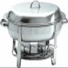 Buffet Heat Container Stainless Steel Full Size 6 Quart Oval Chafing Dish Buffet Warmer Set Chafer Tray Buffet Catering for Weddings Banquets,Silver view 1