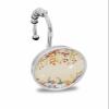 Fall Shower Curtain Hooks, Harvrst Pumpkin Flowers Leaves 12PCS Shower Curtain Hooks Rings for Bathroom Stainless Steel Rust Shower Curtain Hangers view 1