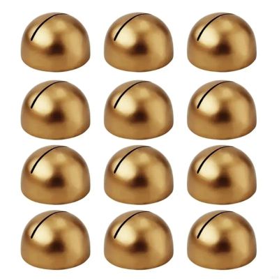 Place Card Holders 12Pcs Place Card Holders Sophisticated Gold Table Number Clip Stands for Centerpieces Wedding Reception
