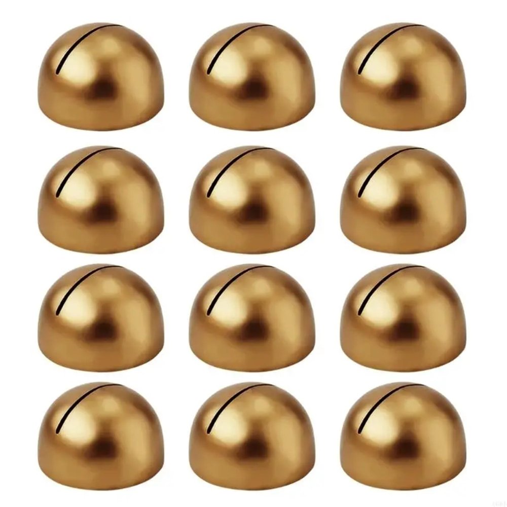 Place Card Holders 12Pcs Place Card Holders Sophisticated Gold Table Number Clip Stands for Centerpieces Wedding Reception