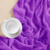 6 Pack Purple Table Runner 120 Inch Rustic Cheesecloth Table Runner 10Ft Sheer Gauze Tablecloth for Wedding Cheese Cloth Table Runners Bridal Baby Shower Home Decoration view 4