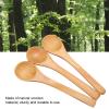 30PCS Small Wooden Spoons, Small Soup Spoons Wood Tasting Spoons Wooden Honey Teaspoon with Short Handle for Kitchen Use view 2