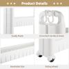 Tressify Slim 4-Tier Rolling Storage Cart, Narrow 3.5-Inch Bathroom Organizer with Wheels, Utility Rack for Office, Laundry, Kitchen view 2