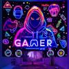 Apdidl Blacklight Gaming Wall Tapestry for Bedroom, Blacklight Gaming Wall Tapestry for Bedroom view 2