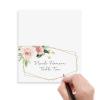YYFIVEHAN 60 pieces of rose patterned wedding banquet seat cards, number, name, location cards, holiday and birthday party gift cards, double-sided foldable tent cards with floral patterns view 4