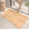 Bathroom Rugs, 32" X 20" Soft Shaggy Chenille Non-Slip Absorbent Washable Bathroom Mats,Plush Rubber Backing Quick Dry Thick Bathroom Carpet for Floor,Shower,Tub,Home Decor Accessories view 3